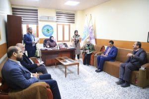 Director of Quality Assurance Department at Al- Iraqia University Visits Faculty of Arts
