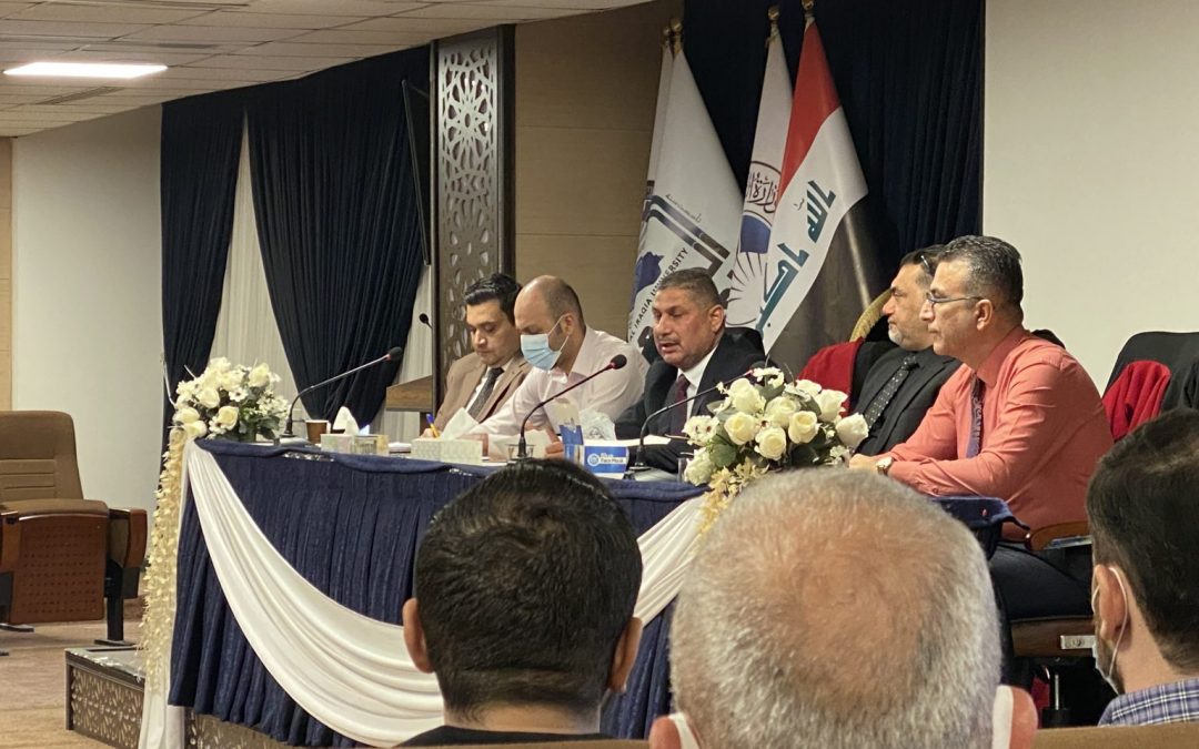 عميد كلية الهندسة يعقد اجتماع الهيئة التدريسية العامة