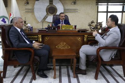 ‎زيارة وفد من المفوضية العليا المستقلة للانتخابات الى كلية الإعلام الجامعة العراقية