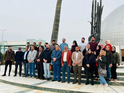 قسم الجغرافية في آداب العراقية يزور اهوار الجبايش 