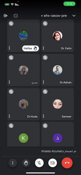 كلية الآداب وبالتعاون مع وحدة تمكين المرأة تقيم ورشة الكترونية بعنوان جرائم الابتزاز وتأثيرها على الامن المجتمعي