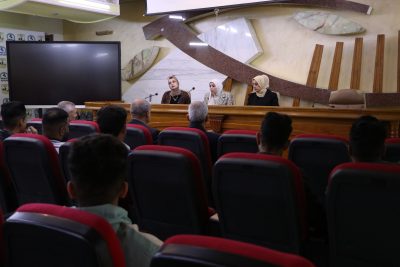 إِعلام العراقية تنظم محاضرة تعريفية حول عمل شعبة التأهيل والتوظيف والمتابعة