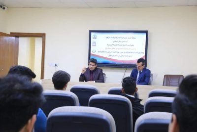 قسم التاريخ يقيم ورشة علمية بعنوان المدن الاسلامية وحضارتها من منظور استشراقي 