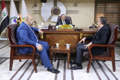 زيارة وفد من وكالة بغداد اليوم الاخبارية الى كلية الإعلام الجامعة العراقية