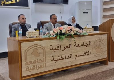عميد كلية الإعلام تفقد طلبة الأقسام الداخلية