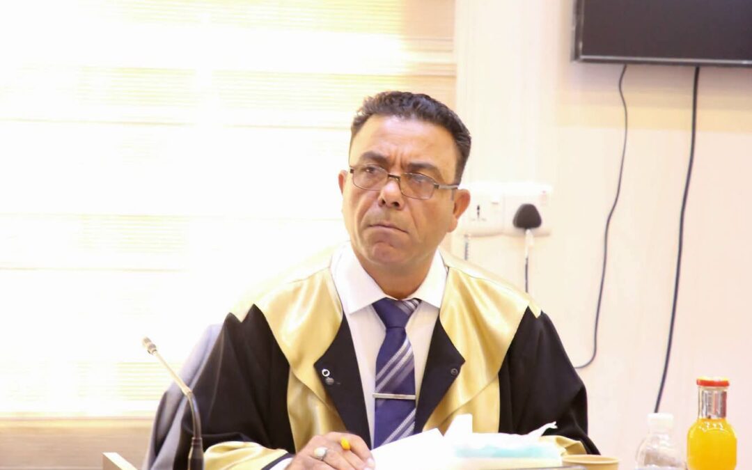 اطروحة دكتوراه في آداب العراقية تناقش، الايقاع موجها دلاليا دراسة في شعر تميم البرغوثي