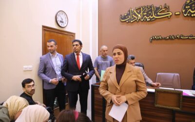 قسم التصاريح الامنية والمتابعة في الجامعة العراقية يستكمل إجراءات الطلبة المقبولين في الدراسات العليا للعام الدراسي 2026-2027